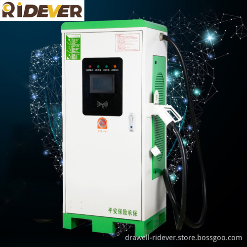 Ridever 120kw Parking Lot Special New Energy Electric Vehicle Charging Stastion Gas Station Dc Fast Charging Pile